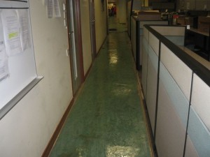 Flooding Restoration In A Major Bank At Shenton Way